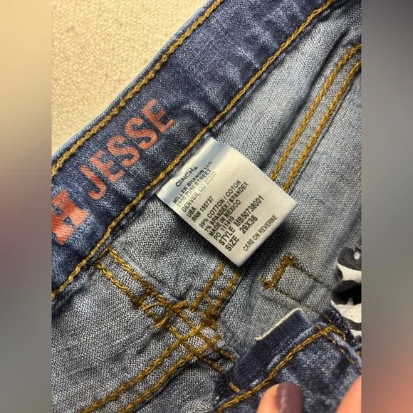 Cinch Jesse Jeans Mens 29x36 Medium Wash Straight Stretch Western Cowboy - Picture 7 of 10